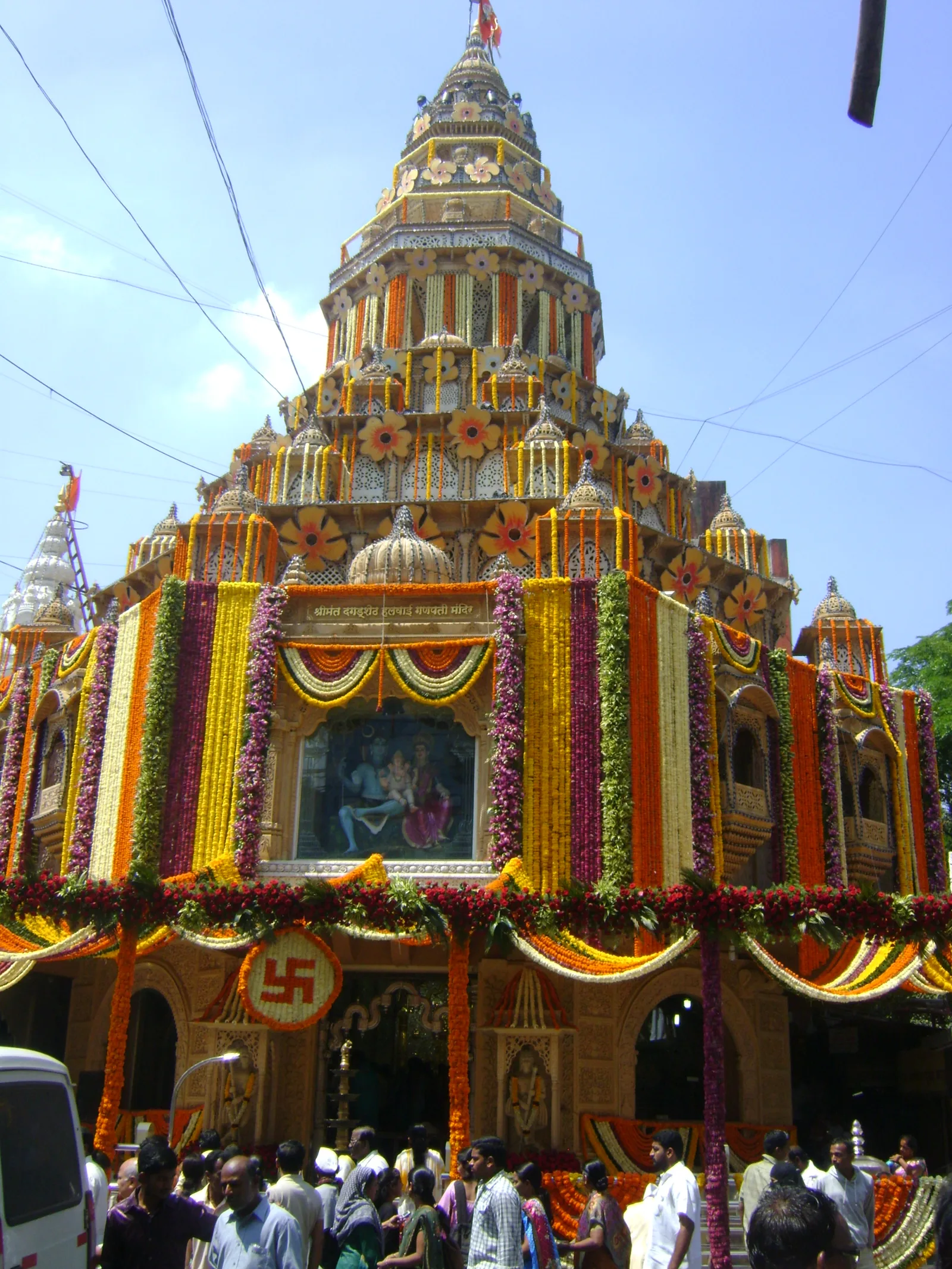 Dagdusheth Ganpati during Ganesh Chaturthi