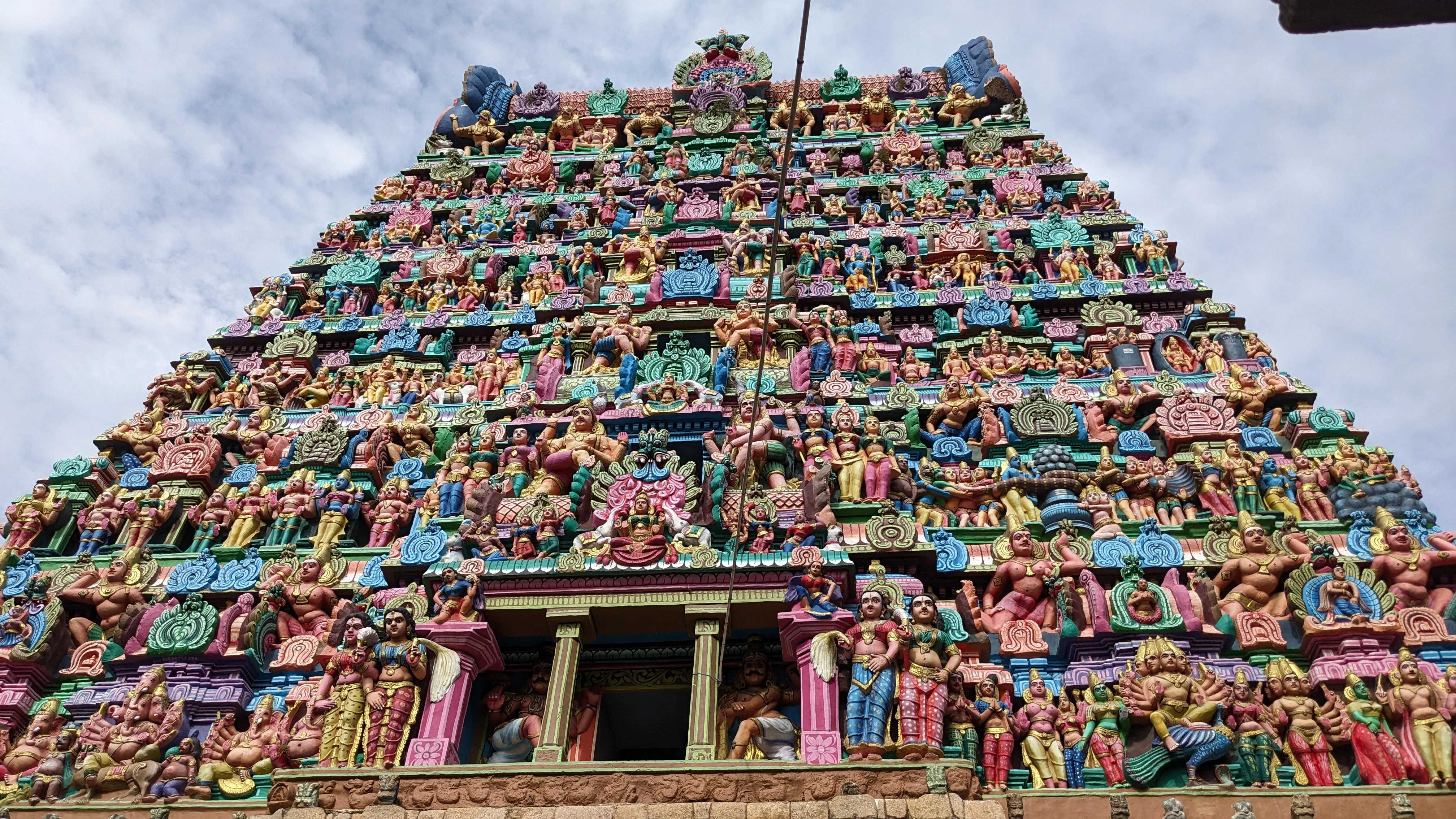 Vaitheeswaran Koil gopuram (temple tower)